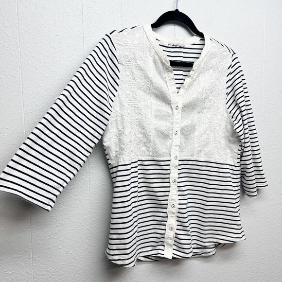 Womens Sequin Embroidered Fairy Chic Colorblock Party Womens Top Size Medium - Picture 4 of 11